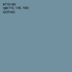 #7191A0 - Gothic Color Image