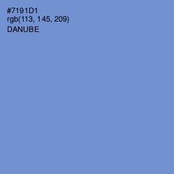 #7191D1 - Danube Color Image