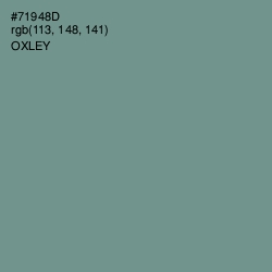 #71948D - Oxley Color Image