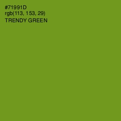 #71991D - Trendy Green Color Image