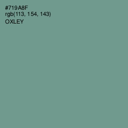 #719A8F - Oxley Color Image