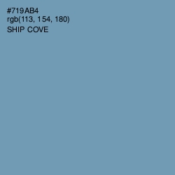 #719AB4 - Ship Cove Color Image