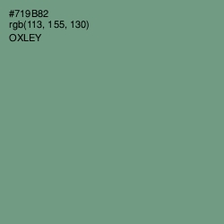 #719B82 - Oxley Color Image