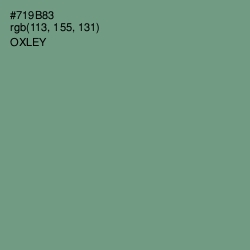 #719B83 - Oxley Color Image