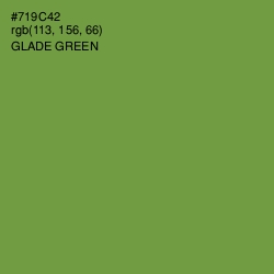 #719C42 - Glade Green Color Image