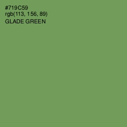 #719C59 - Glade Green Color Image