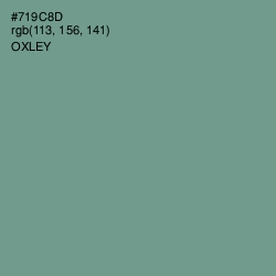 #719C8D - Oxley Color Image