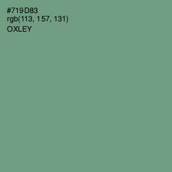 #719D83 - Oxley Color Image