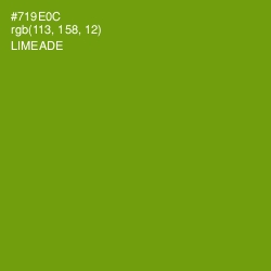 #719E0C - Limeade Color Image