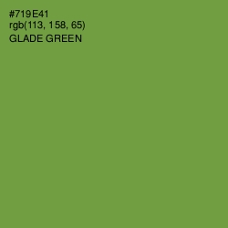 #719E41 - Glade Green Color Image