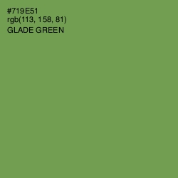 #719E51 - Glade Green Color Image