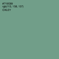 #719E89 - Oxley Color Image