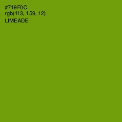 #719F0C - Limeade Color Image