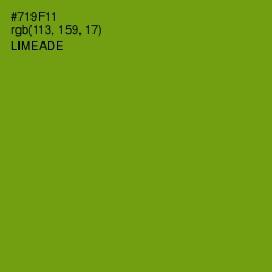 #719F11 - Limeade Color Image