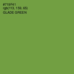 #719F41 - Glade Green Color Image