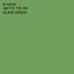 #719F5E - Glade Green Color Image