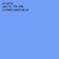 #719FF8 - Cornflower Blue Color Image