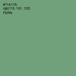 #71A17A - Fern Color Image