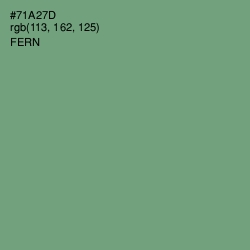 #71A27D - Fern Color Image