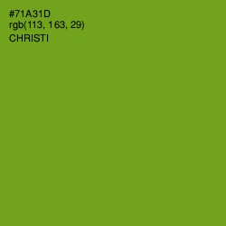 #71A31D - Christi Color Image