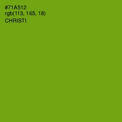 #71A512 - Christi Color Image