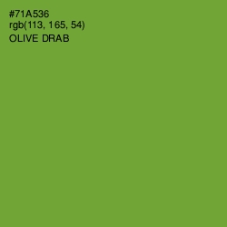 #71A536 - Olive Drab Color Image