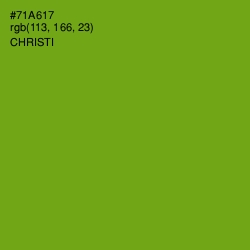 #71A617 - Christi Color Image