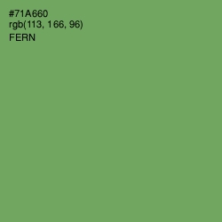 #71A660 - Fern Color Image