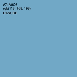 #71A8C6 - Danube Color Image