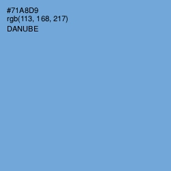 #71A8D9 - Danube Color Image