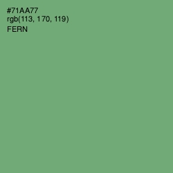 #71AA77 - Fern Color Image