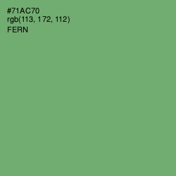 #71AC70 - Fern Color Image