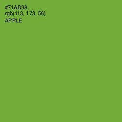 #71AD38 - Apple Color Image