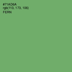 #71AD6A - Fern Color Image
