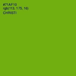 #71AF10 - Christi Color Image