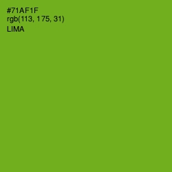 #71AF1F - Lima Color Image