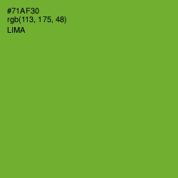 #71AF30 - Lima Color Image