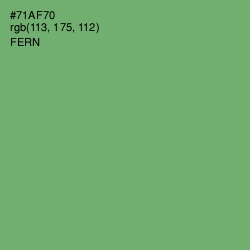#71AF70 - Fern Color Image