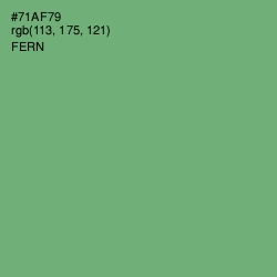 #71AF79 - Fern Color Image