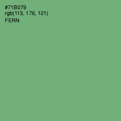 #71B079 - Fern Color Image