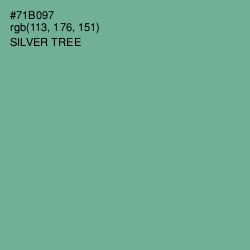 #71B097 - Silver Tree Color Image