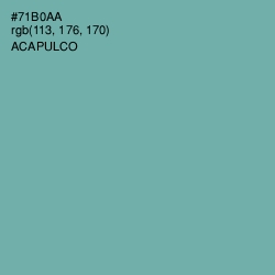 #71B0AA - Acapulco Color Image
