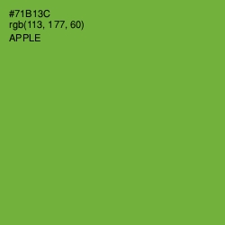 #71B13C - Apple Color Image