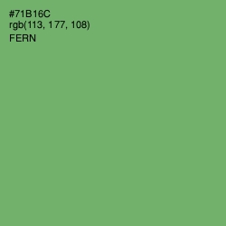 #71B16C - Fern Color Image