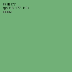 #71B177 - Fern Color Image