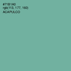 #71B1A0 - Acapulco Color Image