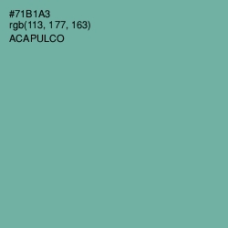 #71B1A3 - Acapulco Color Image