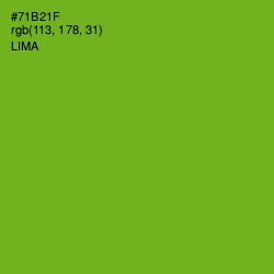 #71B21F - Lima Color Image