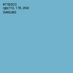 #71B2CC - Danube Color Image