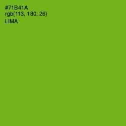#71B41A - Lima Color Image